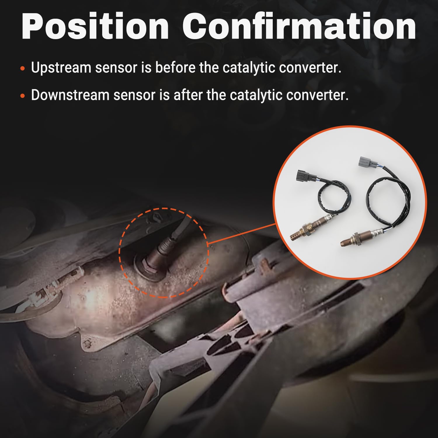 BELKEBIR downstream sensor mounted undercarriage reducing emissions