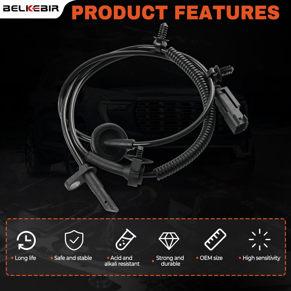 BELKEBIR sensor side profile with mounting hole showing secure install benefit