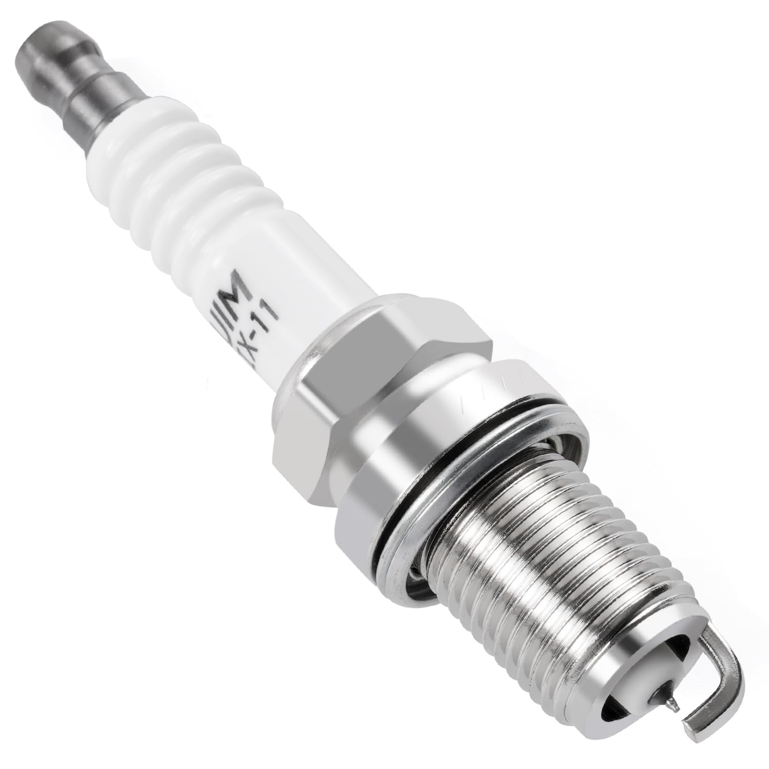 BELKEBIR spark plug electrode macro highlighting iridium tip for consistent spark