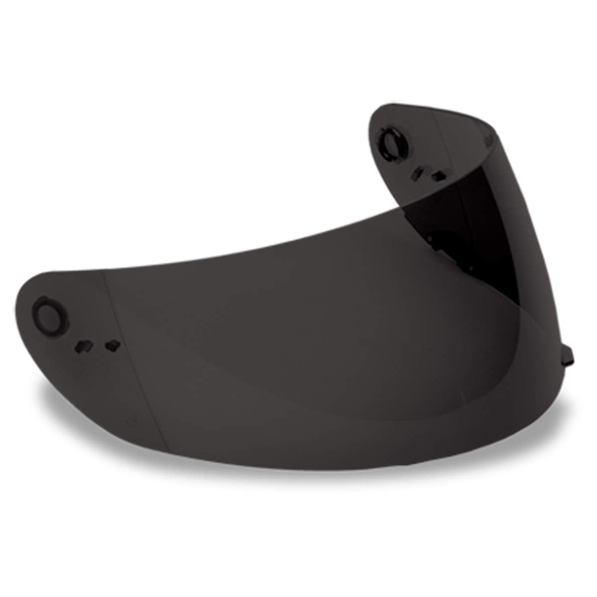 BELL ClickRelease shield front view showing dark smoke tint and clear protection