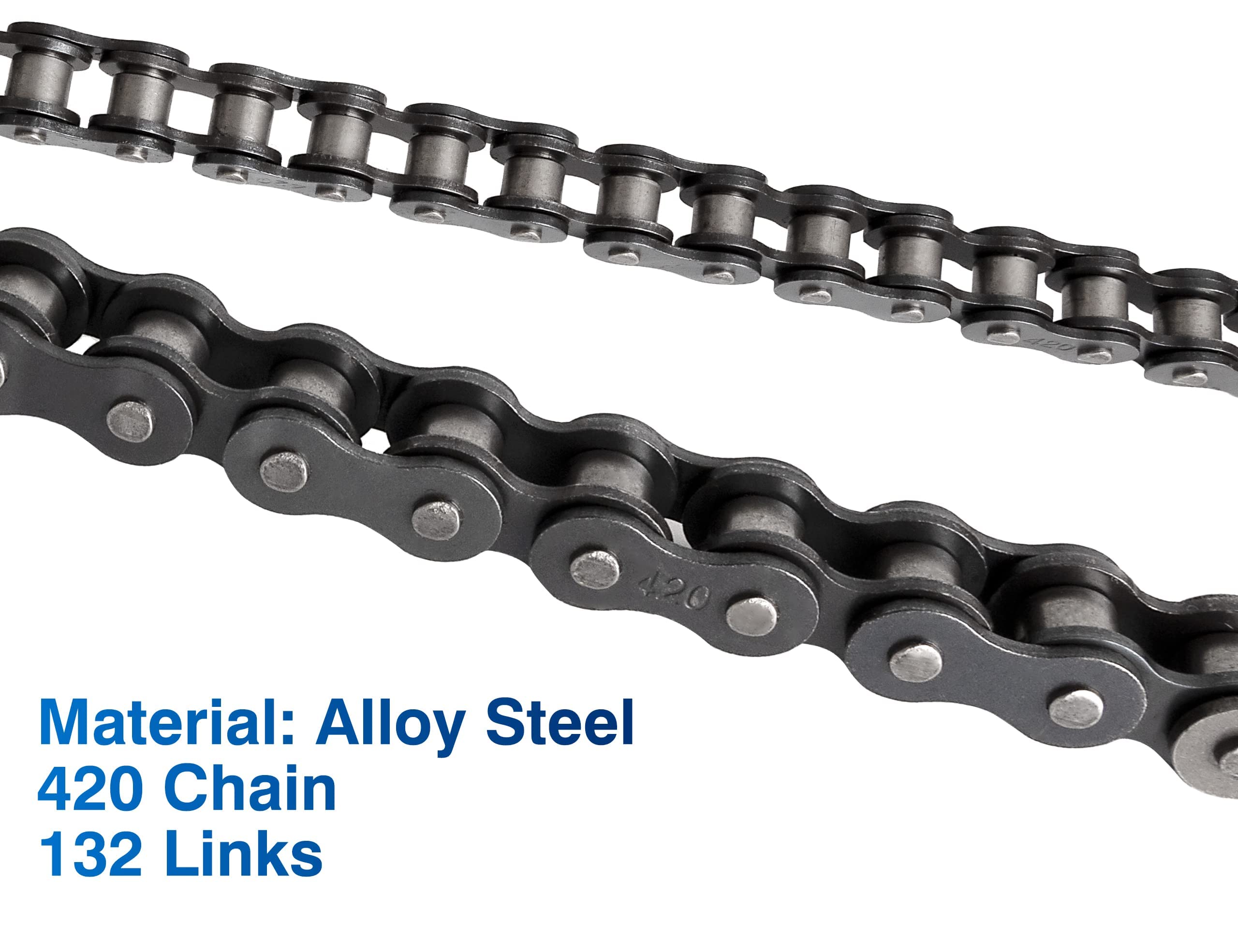 Belleone pre-oiled chain texture protects against rust during storage