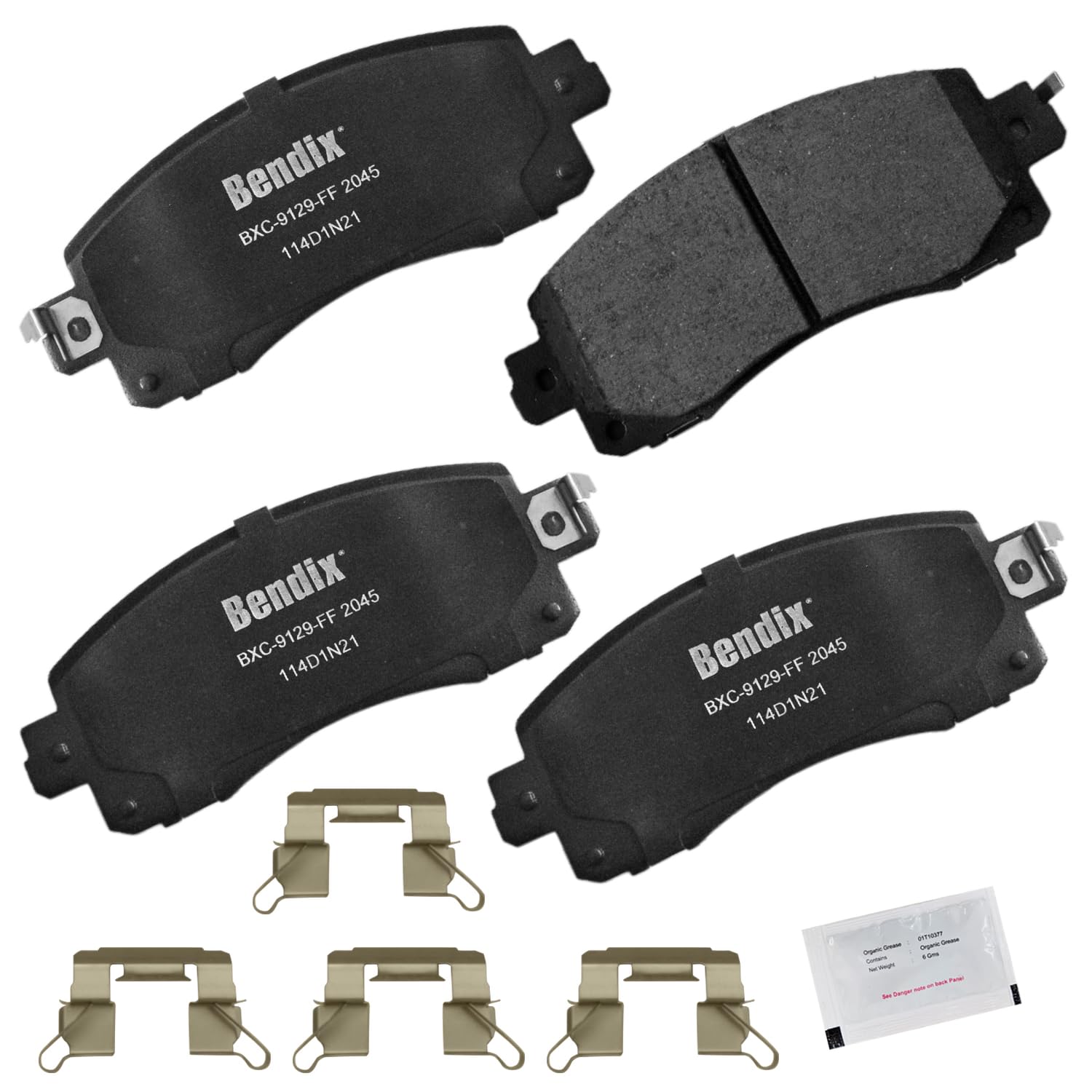 Bendix Priority1 front packaging showing compatibility and confident buy benefit