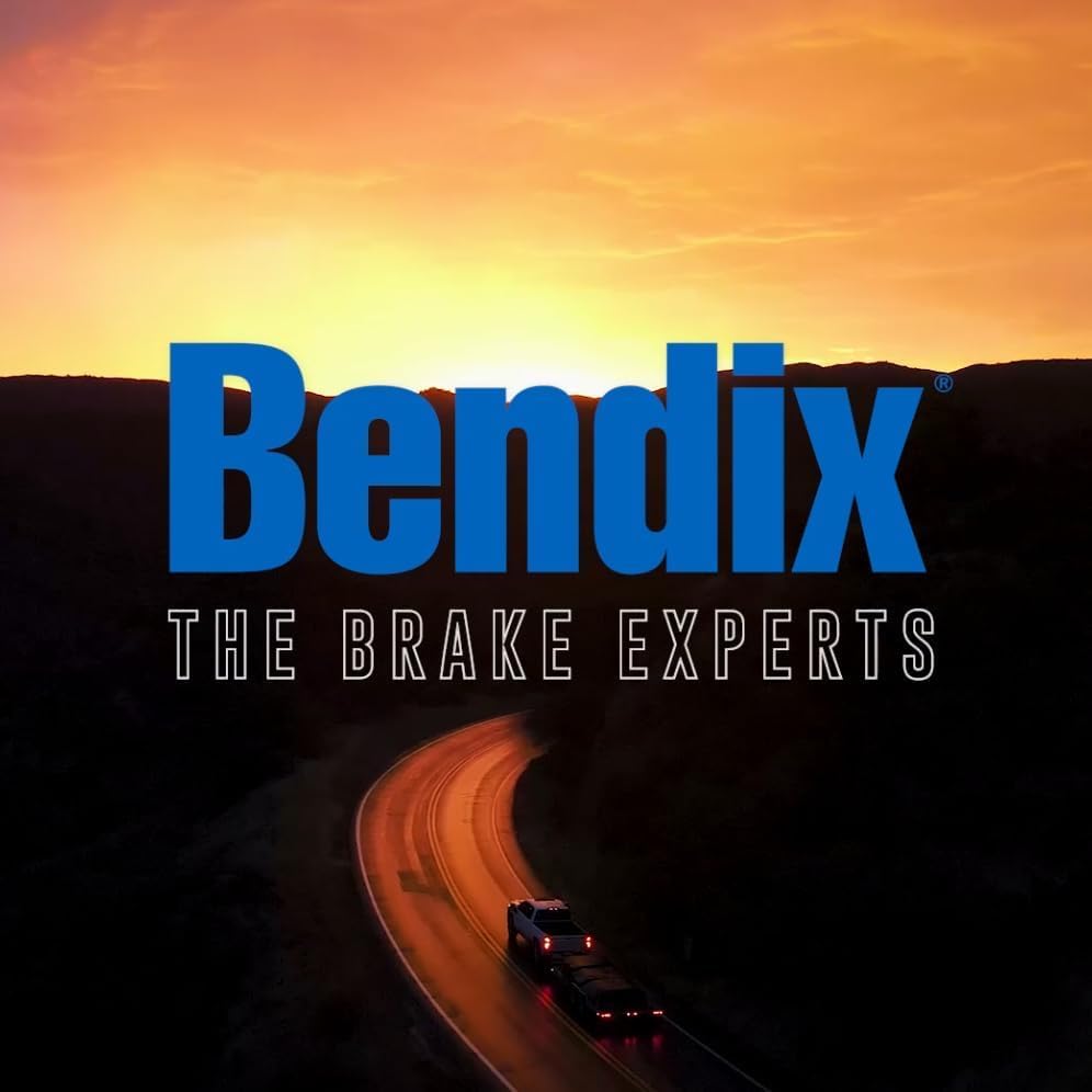 Bendix rotor next to brake pad for scale, clarifying correct size fitment