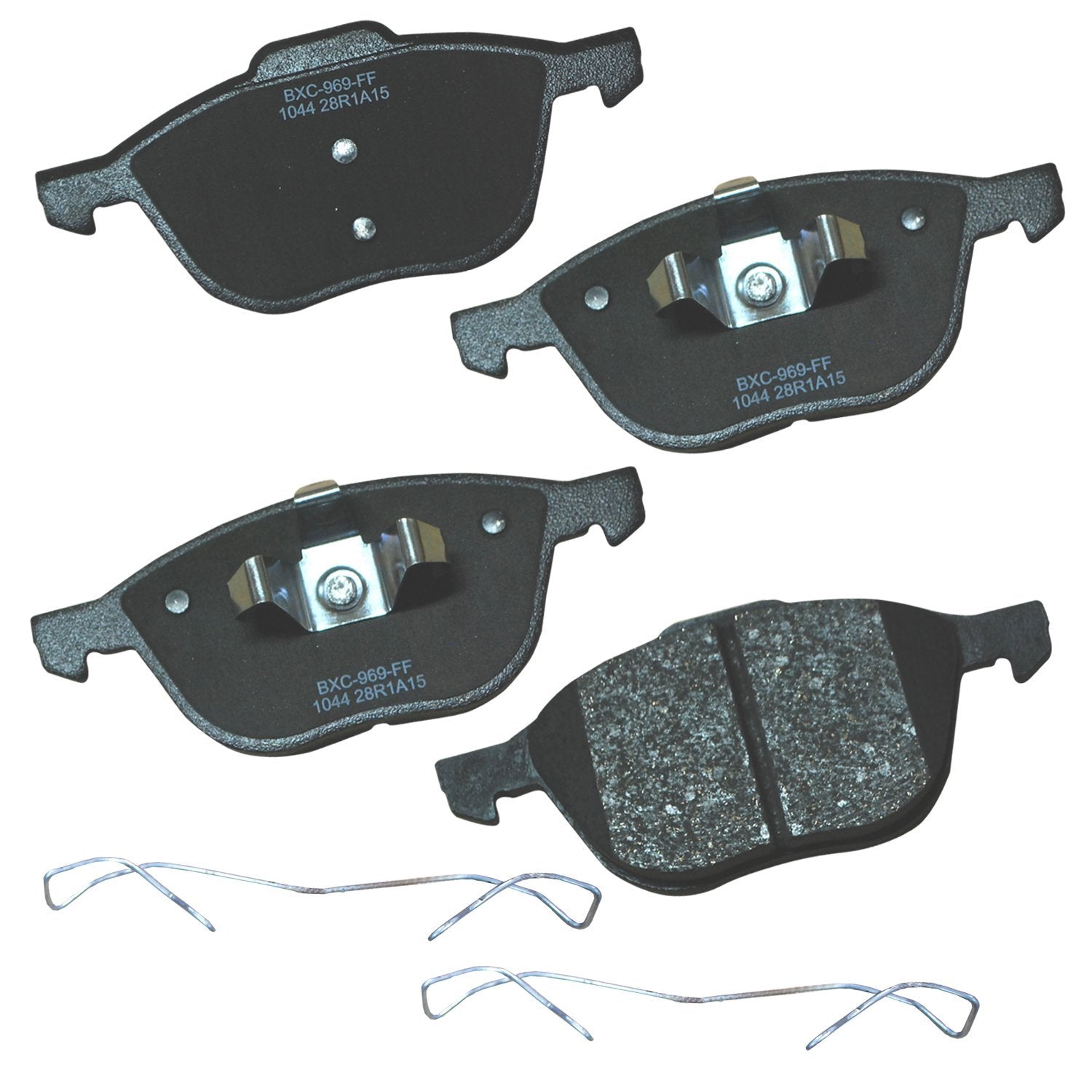 Bendix front packaging showing product and fitment benefits