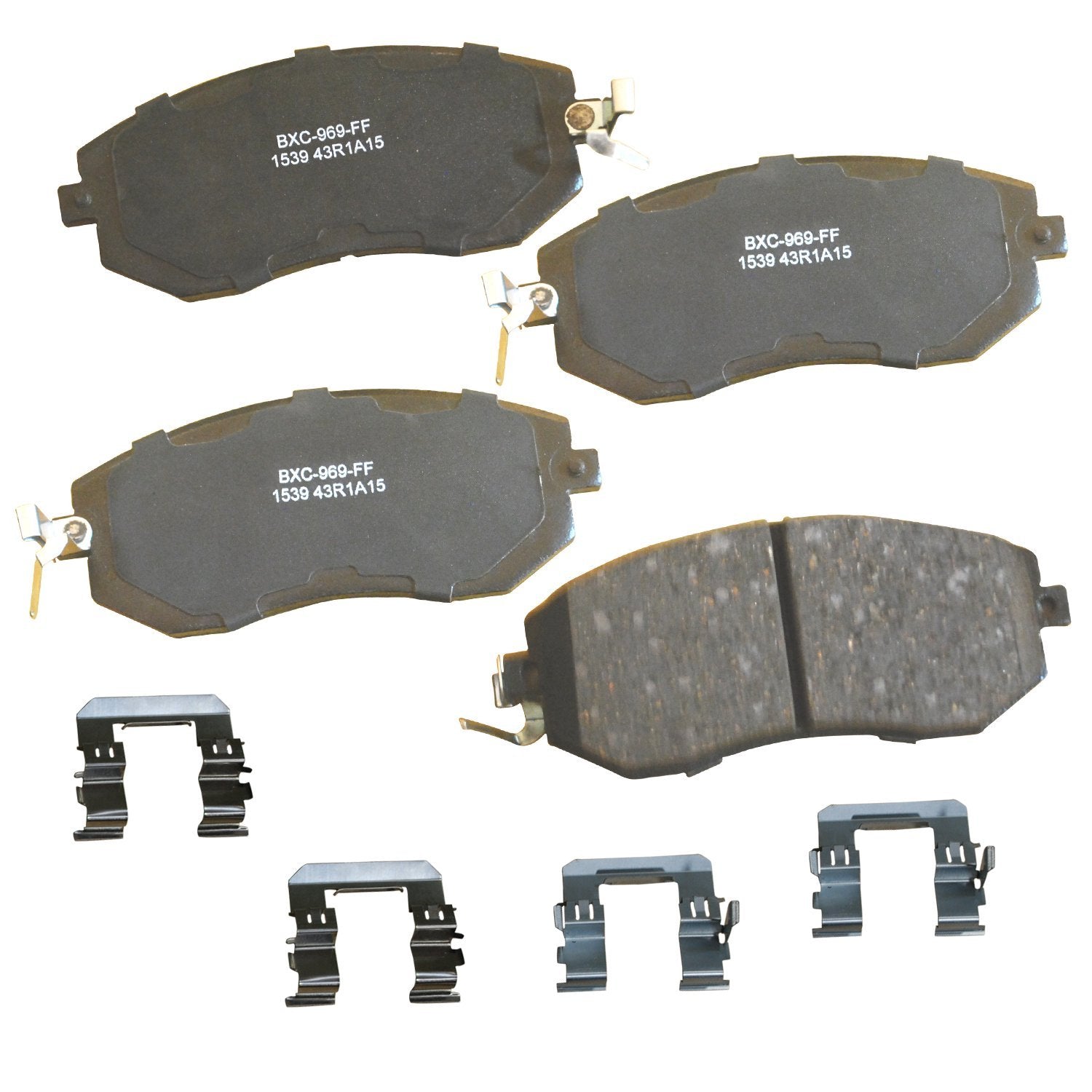 Bendix ceramic front pads packaging showing model SBC1539 and fitment