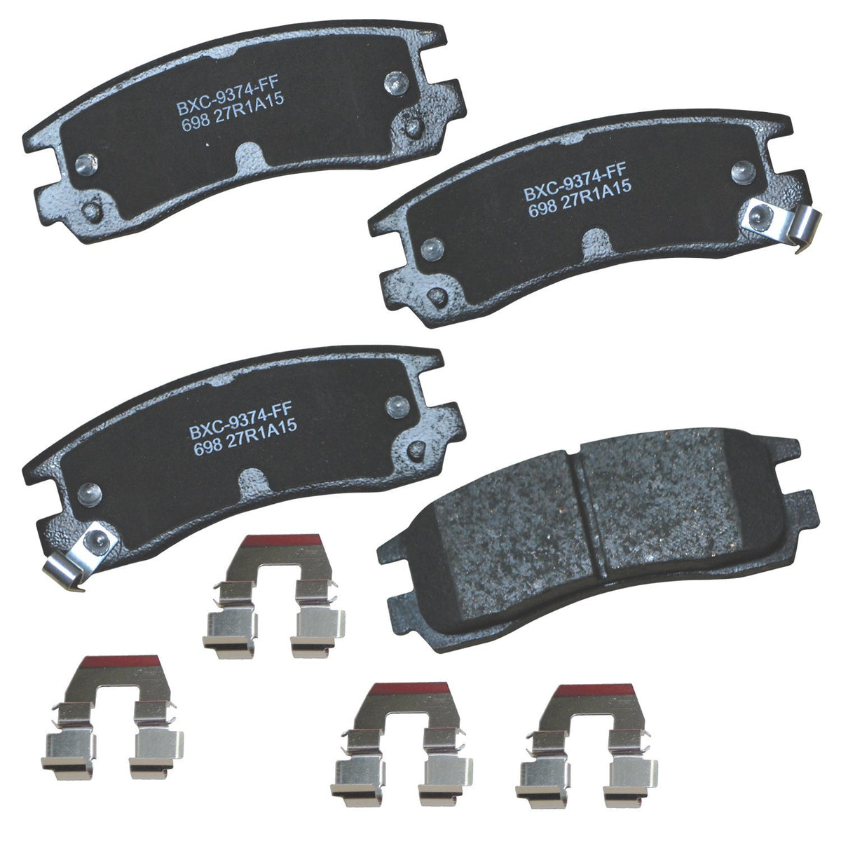 Bendix SBC698 front packaging showing product and brand benefit of OE fit