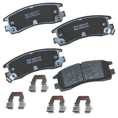 Bendix SBC698 front packaging showing product and brand benefit of OE fit