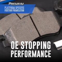 Bendix SBC883 rotor contact detail highlighting reduced brake dust