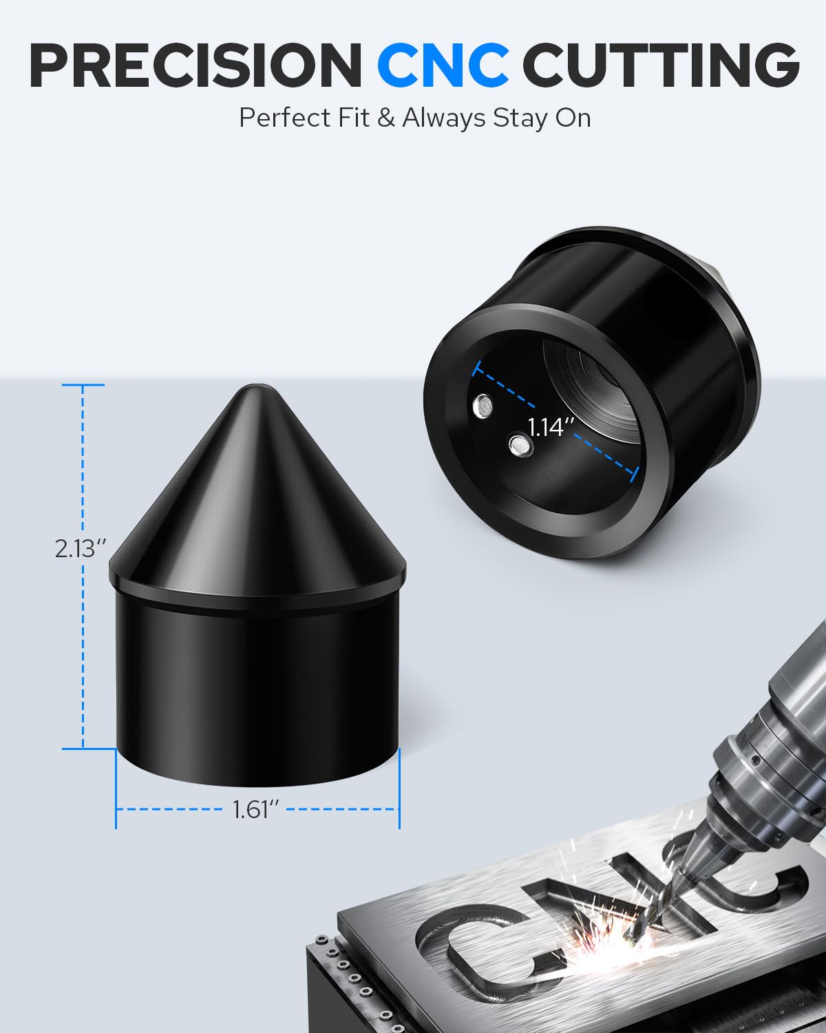Benlari axle cap with wrench and screws layout shows included hardware ready for install