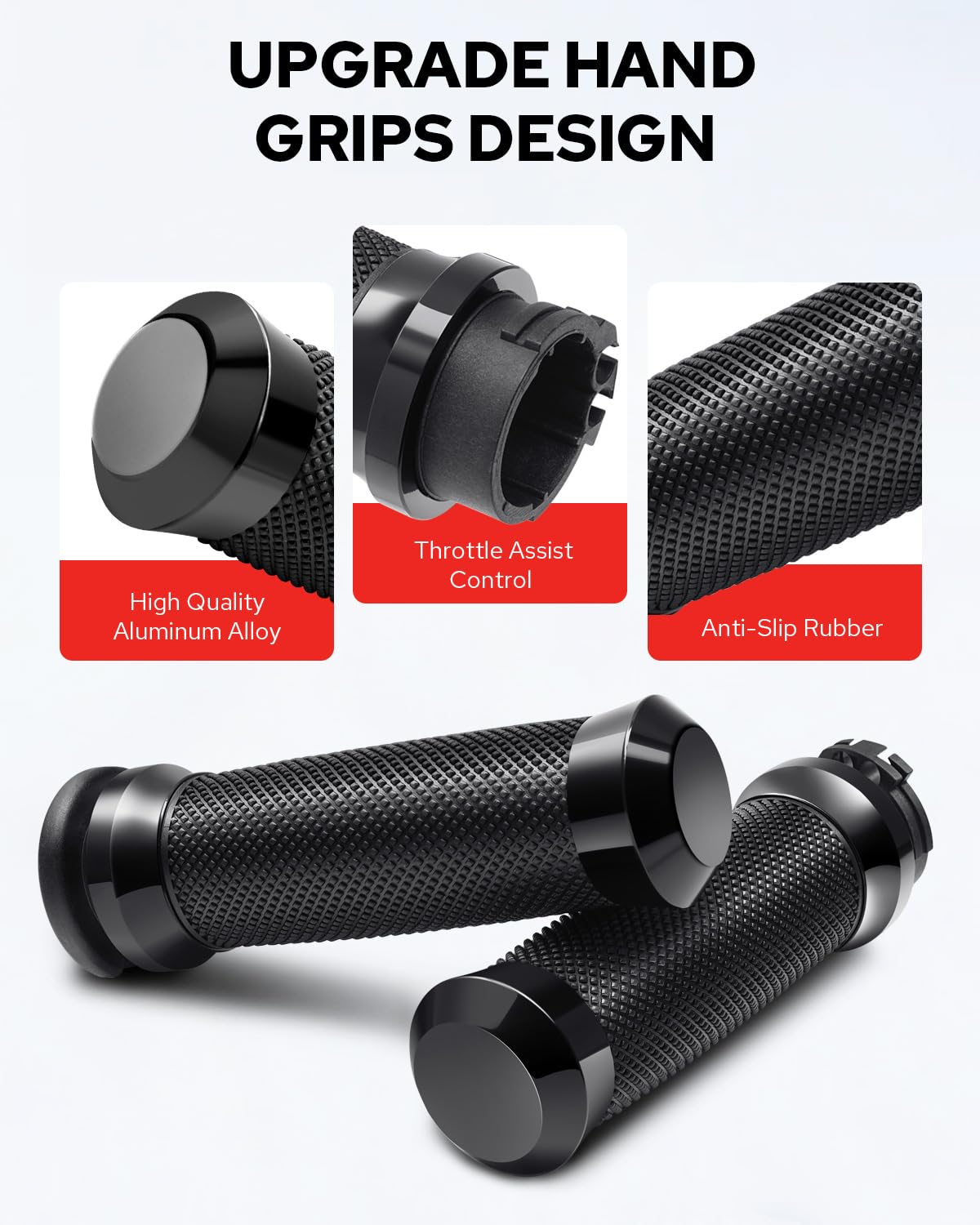 Benlari rubber knurling close-up delivering secure non-slip grip
