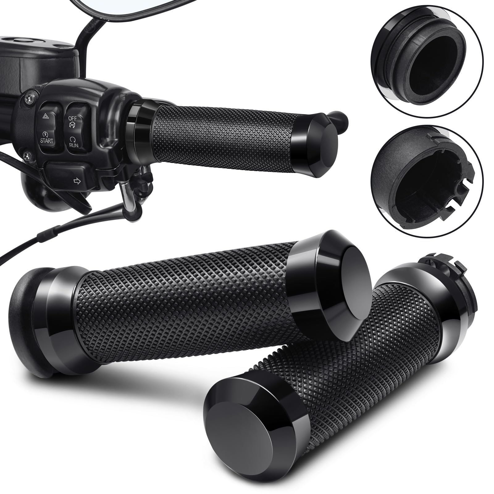 Benlari front view of grips showing fit and finish for easy selection