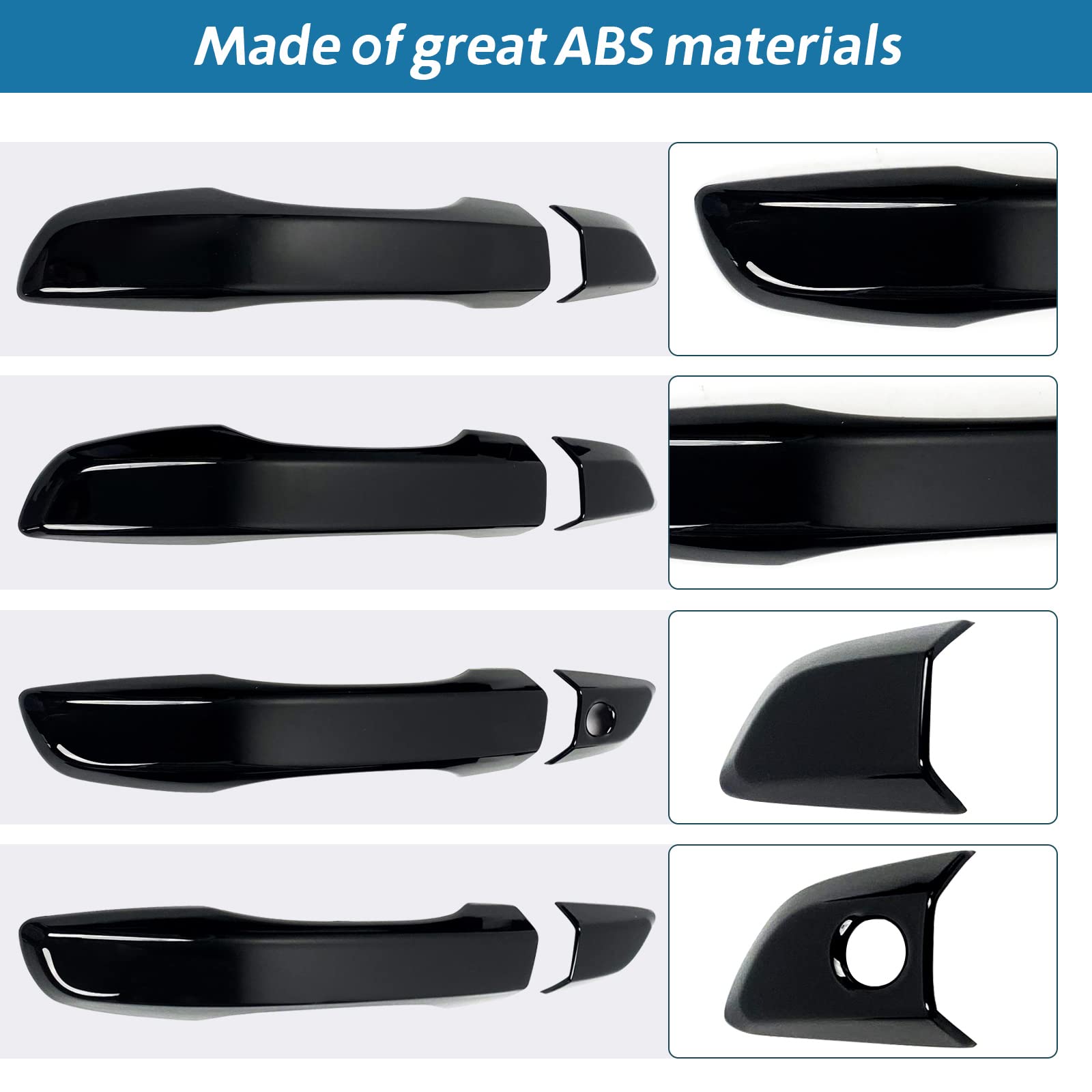 BENXUTO handle cover next to ruler showing size and precise fit benefit