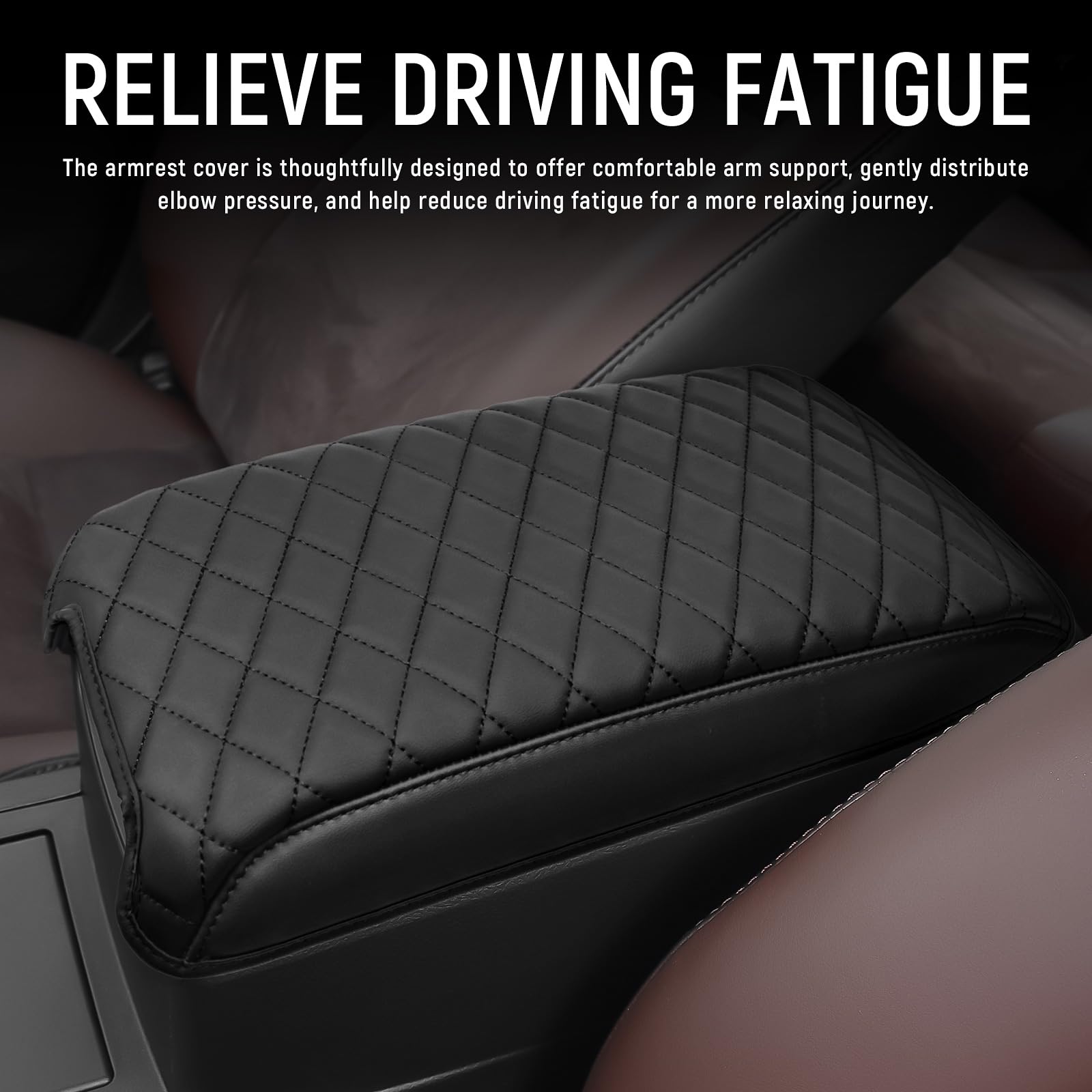 Bercicci installed on Toyota Camry center console for improved comfort