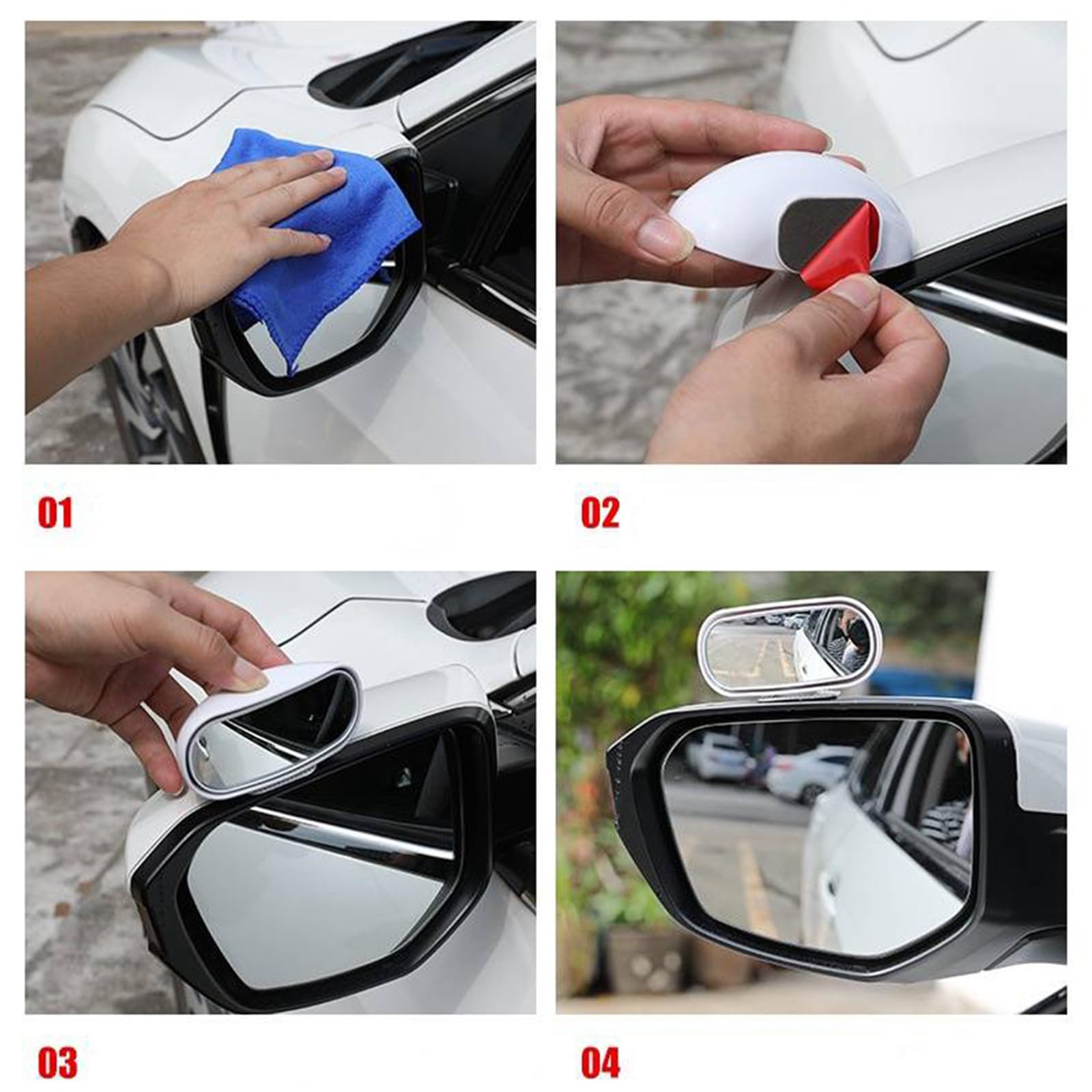 Berfi Life side profile installed on SUV improving side awareness