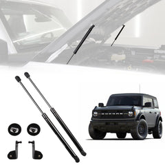 BESTAOO packaging and kit contents showing complete hood support set for quick install