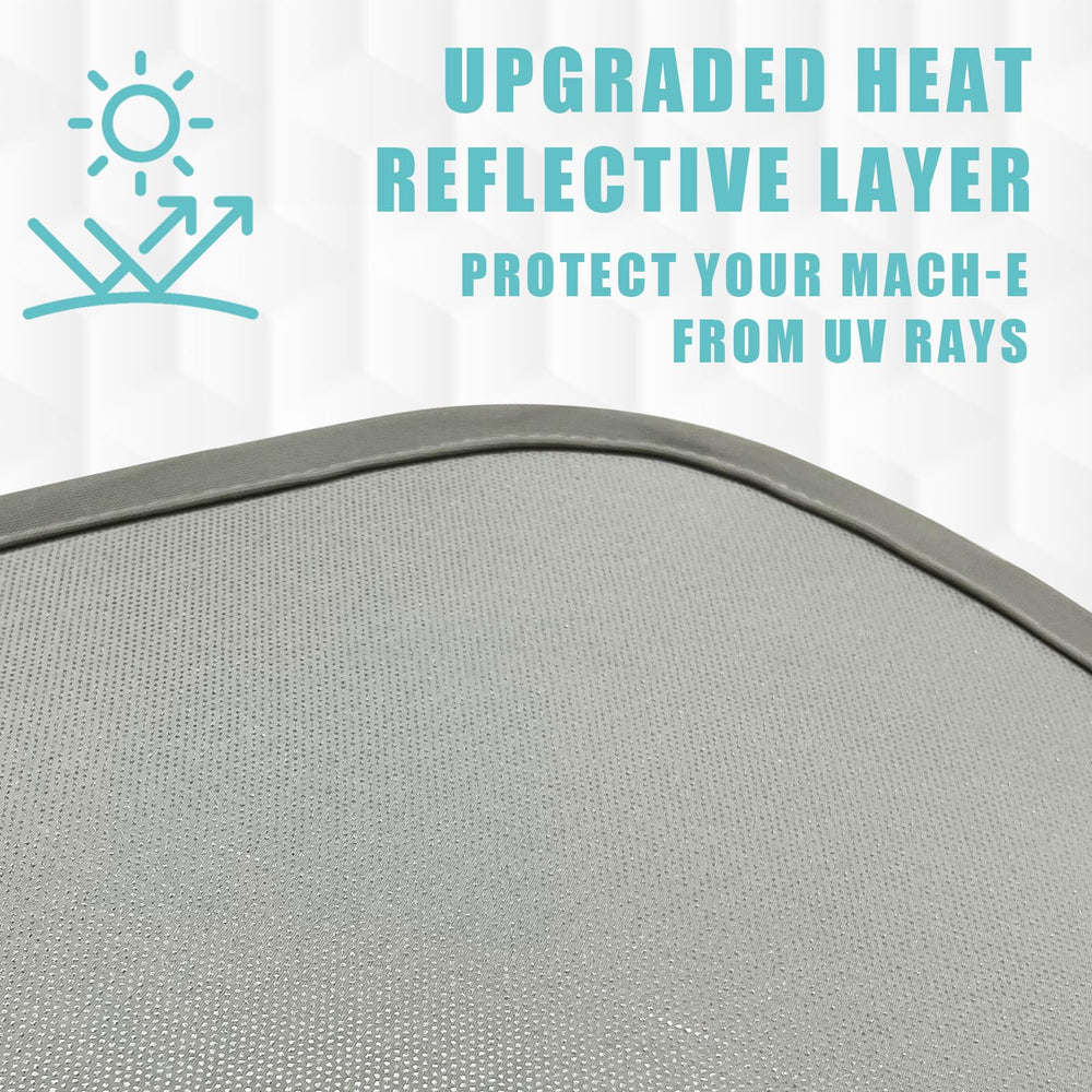 BestEvMod reflective fabric close-up showing texture and improved heat rejection