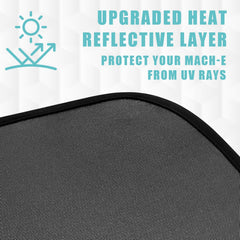 BestEvMod close-up reflective fabric shows heat-blocking benefit