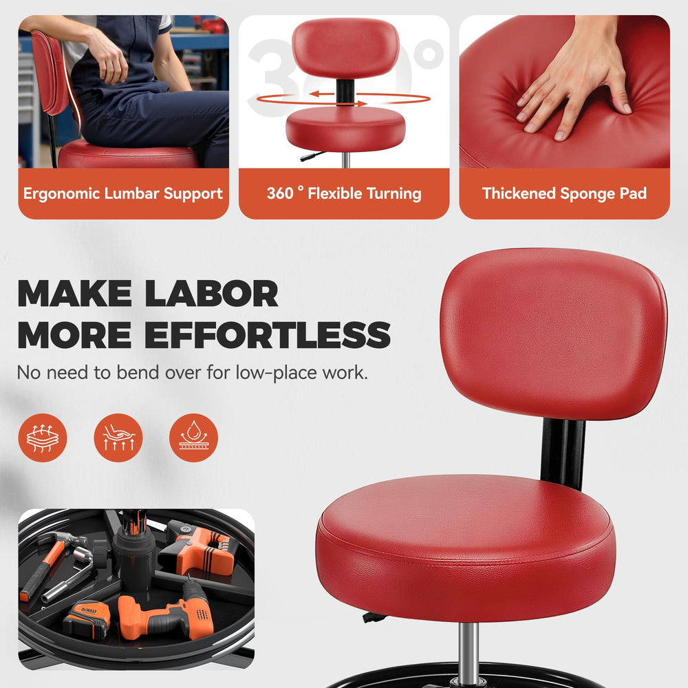 BestGlory pneumatic height-adjust mechanism for quick seated adjustments