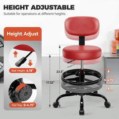 BestGlory close-up of padded seat and ergonomic backrest improving user support