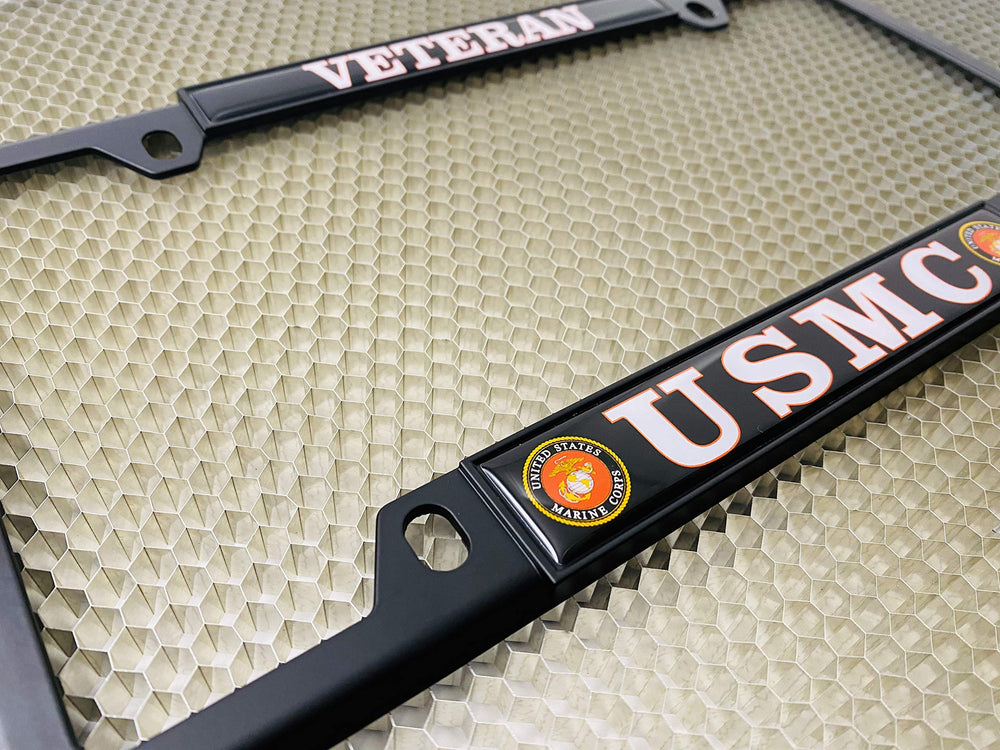 BestLicensePlateFrames mounted on a pickup truck demonstrating durable look
