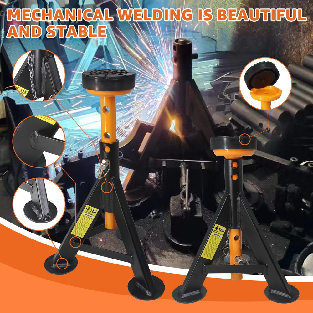 BESTOOL welded pyramid base detail for enhanced stability and safety