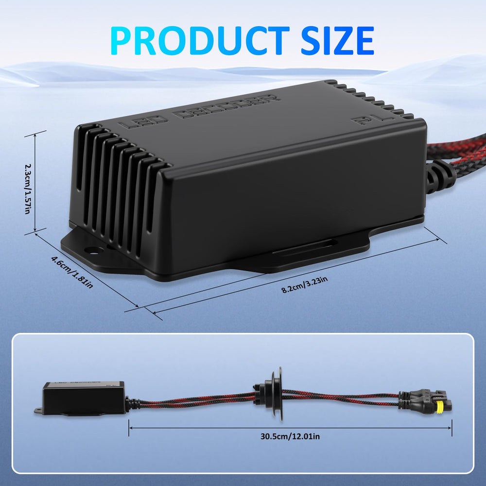 Bestview decoder placed in vehicle engine bay showing protected in-line placement