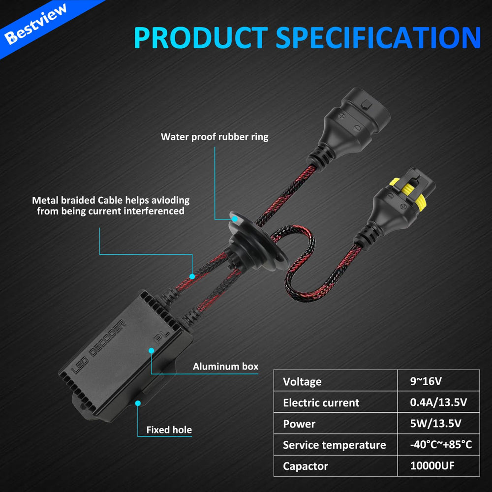 Bestview decoder next to coin scale showing compact size for easy installation