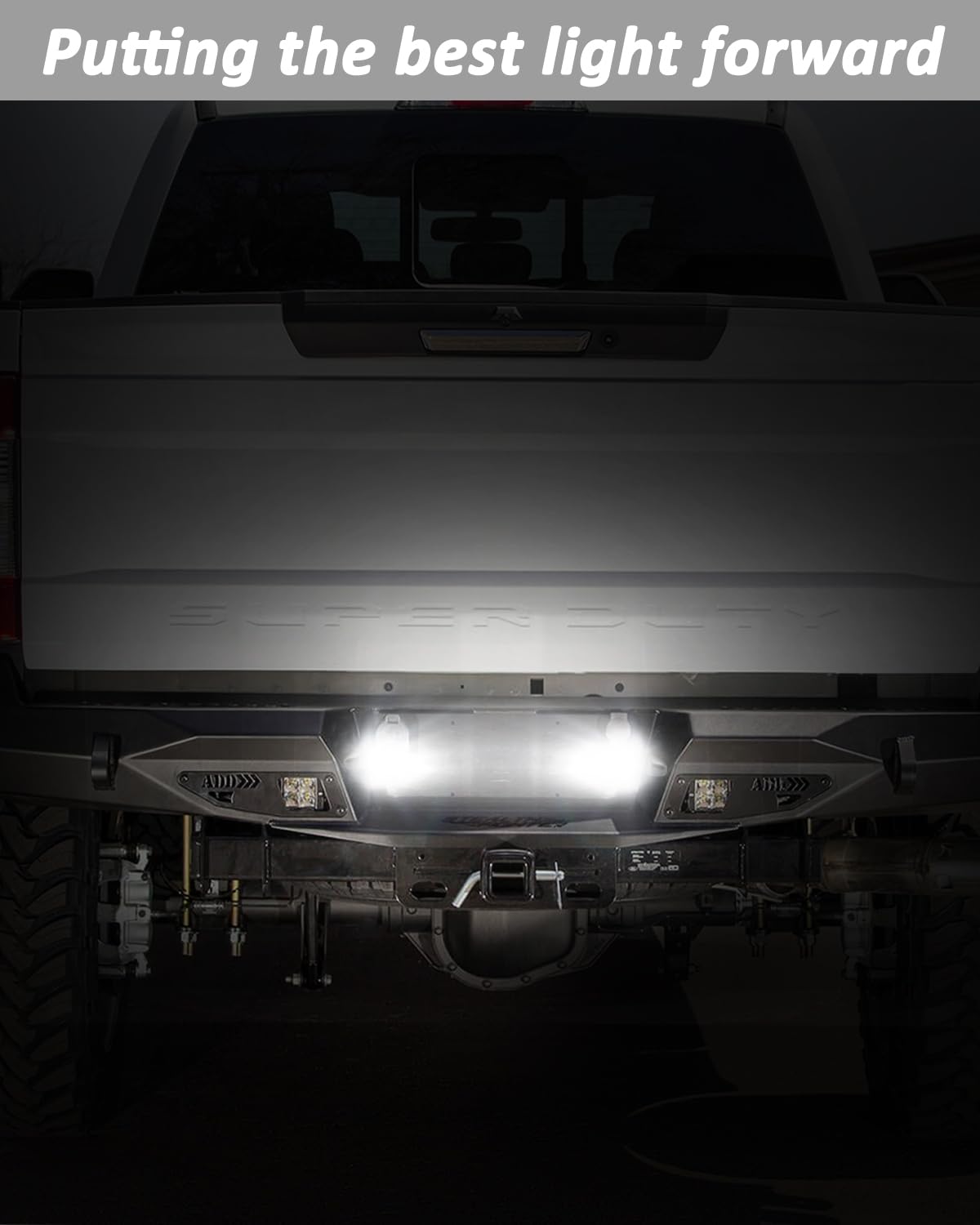 Bestview lifestyle pickup truck in driveway showing polished rear appearance