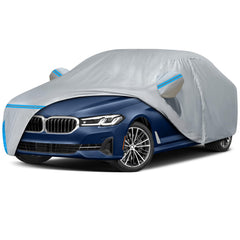 BETERNY cover front view showing full sedan protection and neat fit