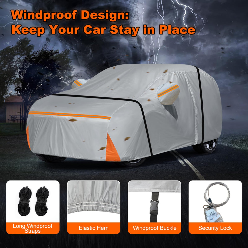 BETERNY elastic hem and security lock providing windproof stability