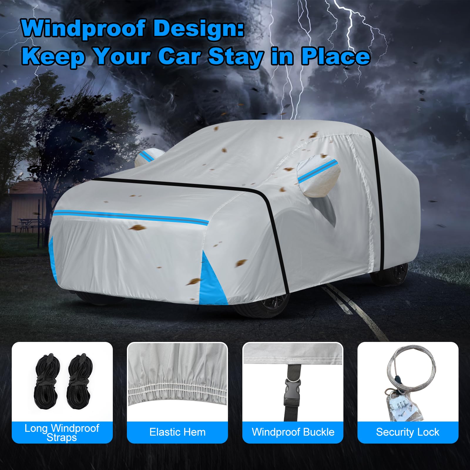 BETERNY mirror pocket detail protecting side mirror and reducing strain
