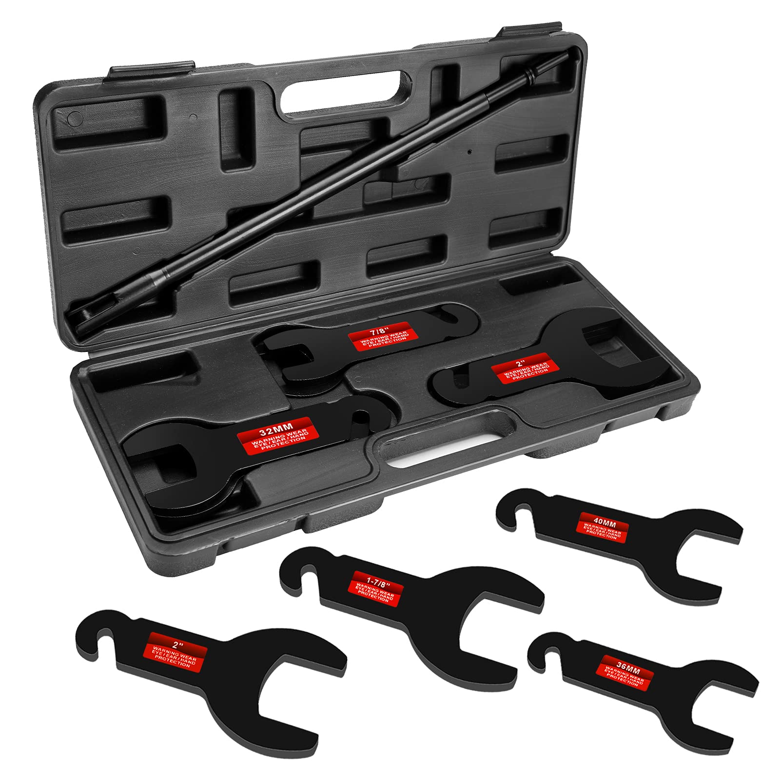 BETOOLL driver wrenches laid out showing size range and quick selection