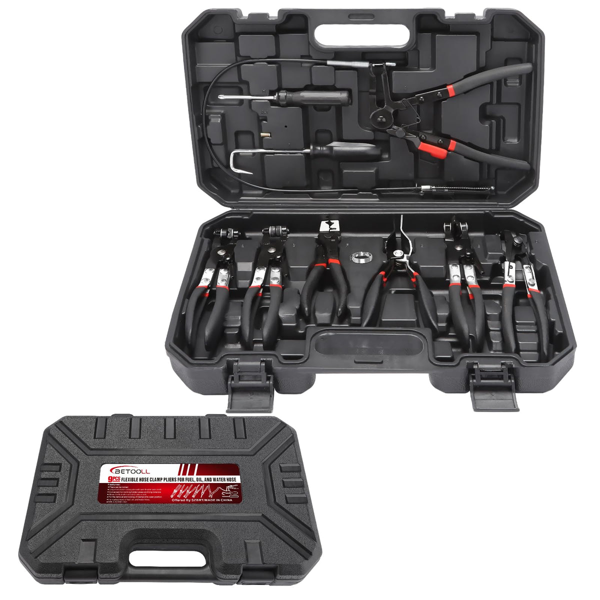 BETOOLL kit front packaging showing full 9pc set and case for quick identification and organization