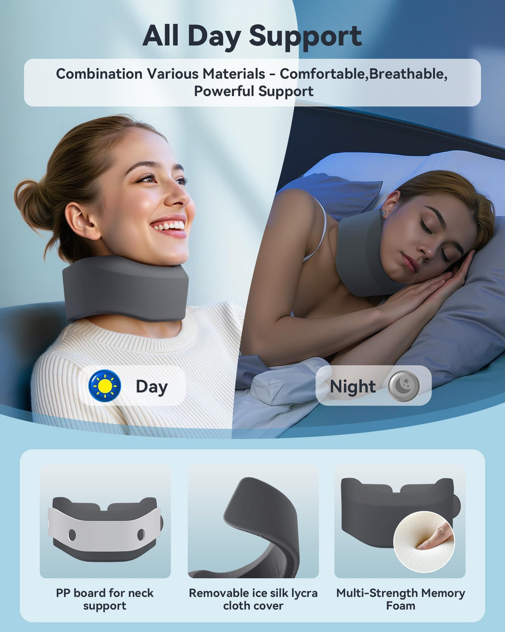 BETOVIN removable ice-silk cover image promoting breathable comfort