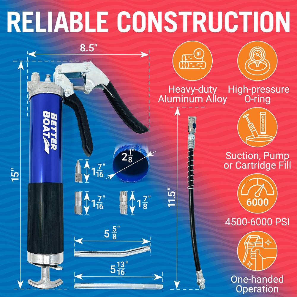 Better Boat flexible hose with tip assembly reaching tight fittings for access benefit
