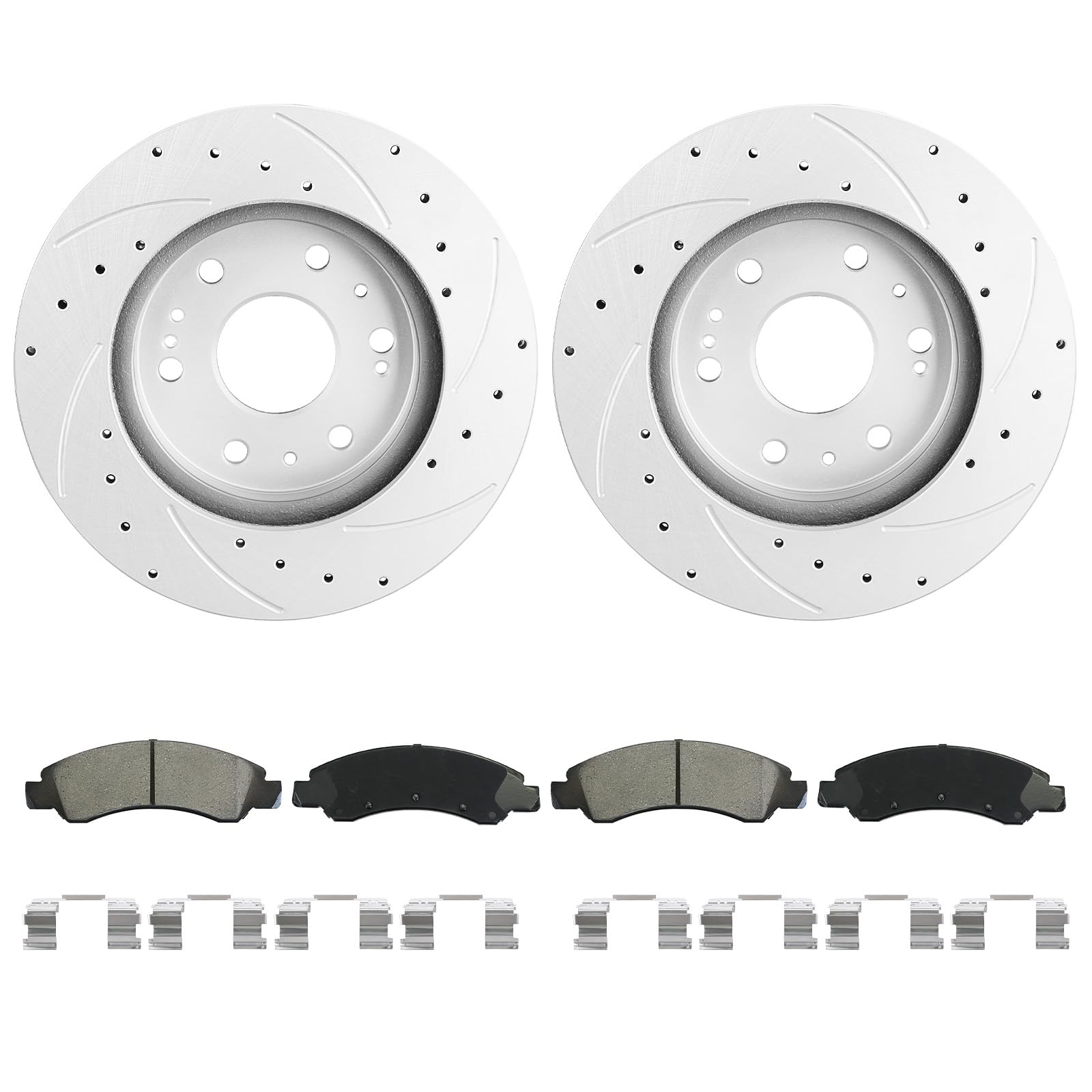 Betthand front brake kit packaging showing included rotors and pads enhancing durability