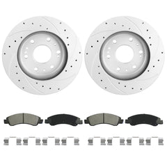Betthand front brake kit packaging showing included rotors and pads enhancing durability