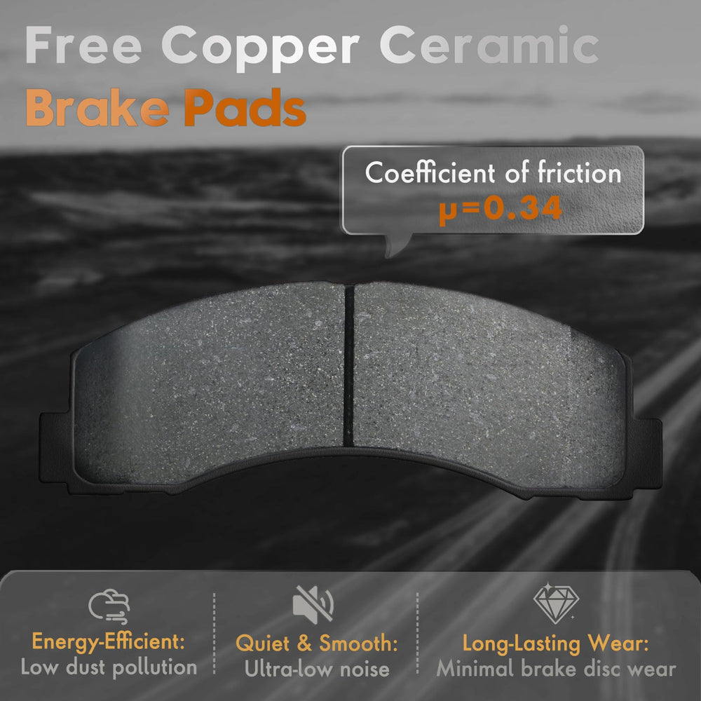 Betthand kit installed on Ford F-150 front wheel showing improved braking performance
