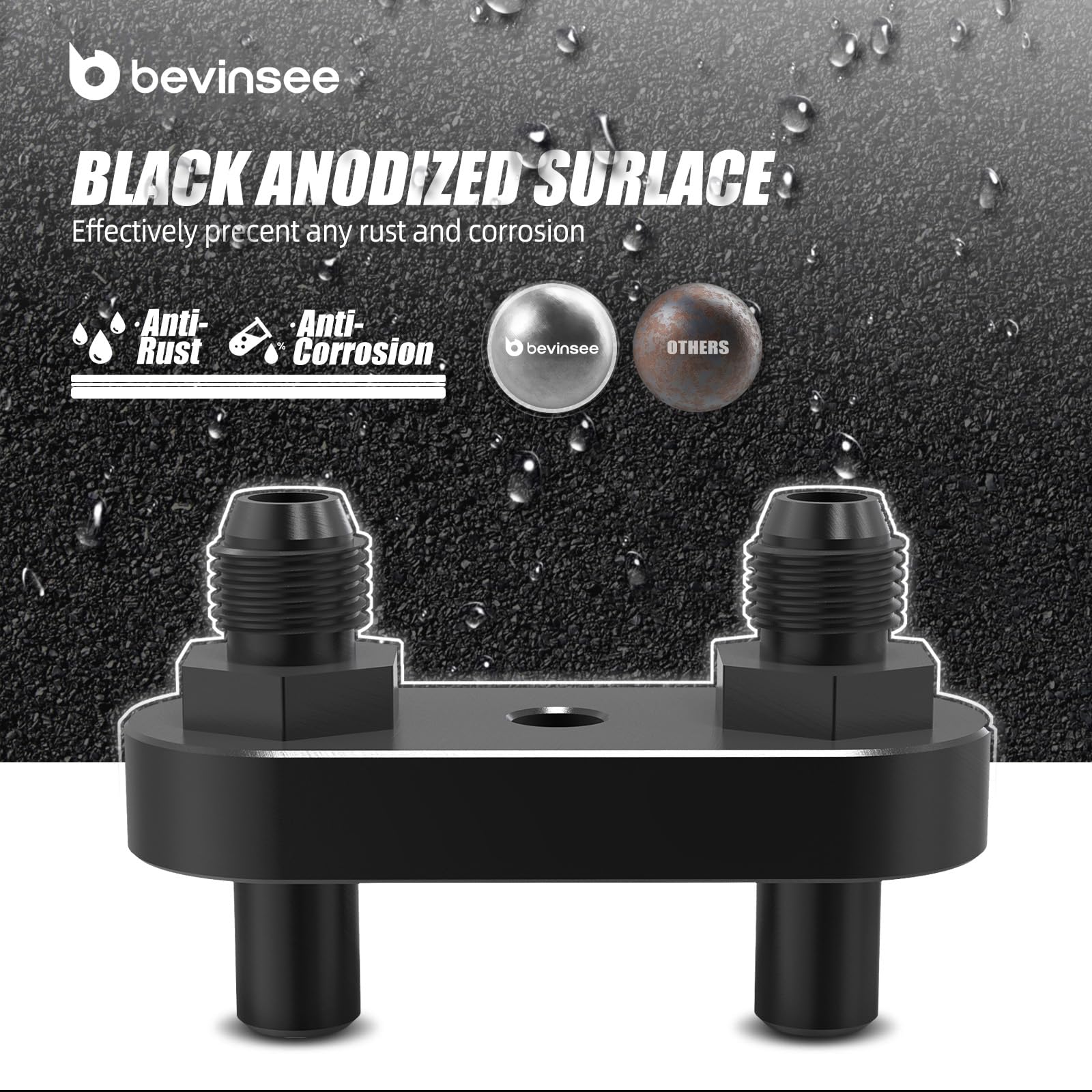 Bevinsee adapter installed on transmission demonstrating fitment for 6L80E/6L90E/8L90E benefit easy upgrade