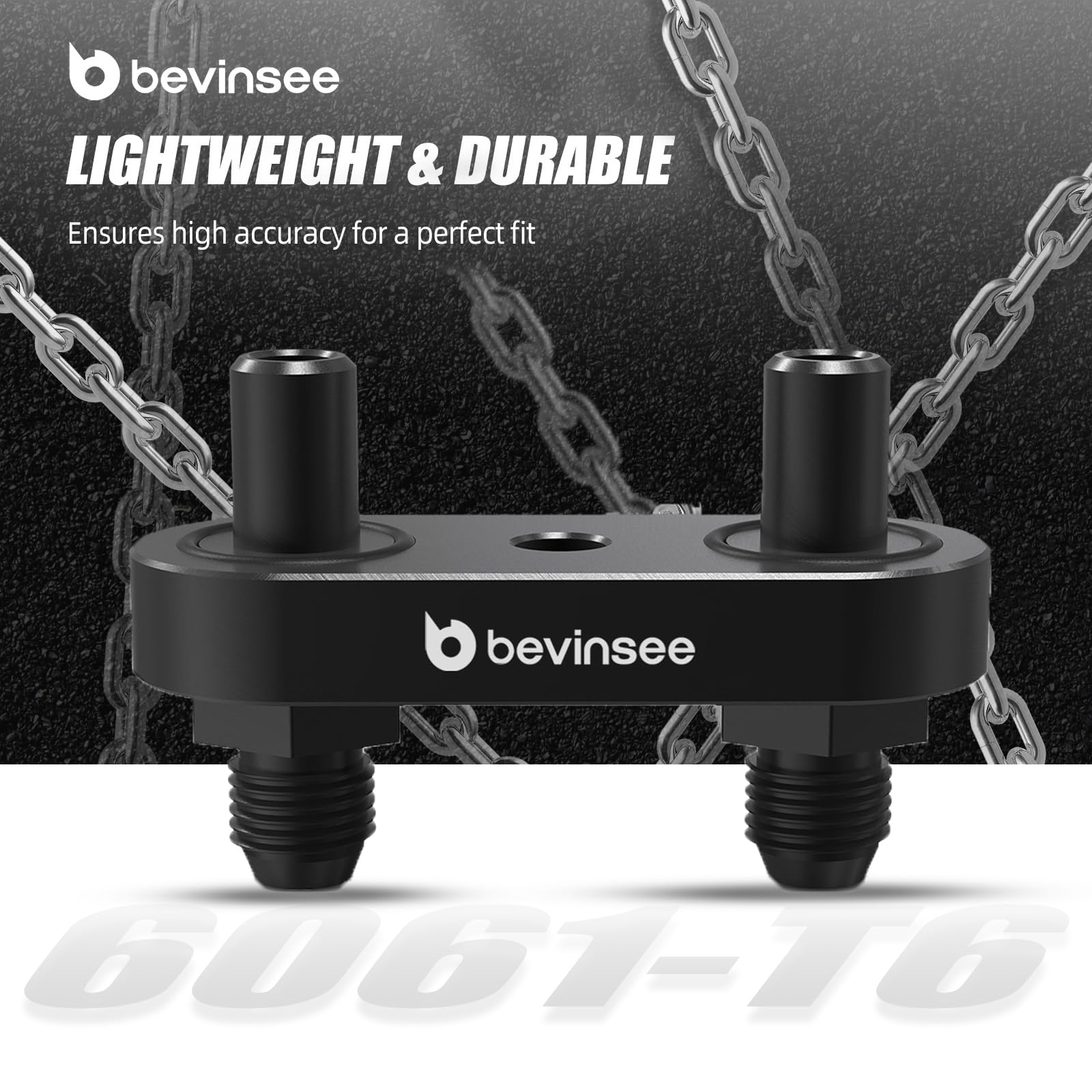 Bevinsee thread detail showing clean threads and durable billet aluminum construction benefit reliability