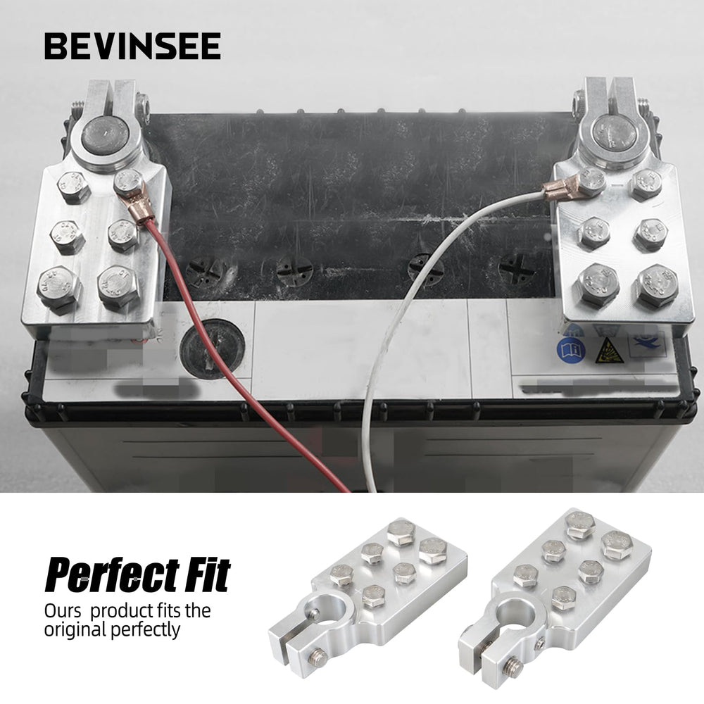 Bevinsee adjustable clamp head focused on anti-loosening screw for stable electrical contact