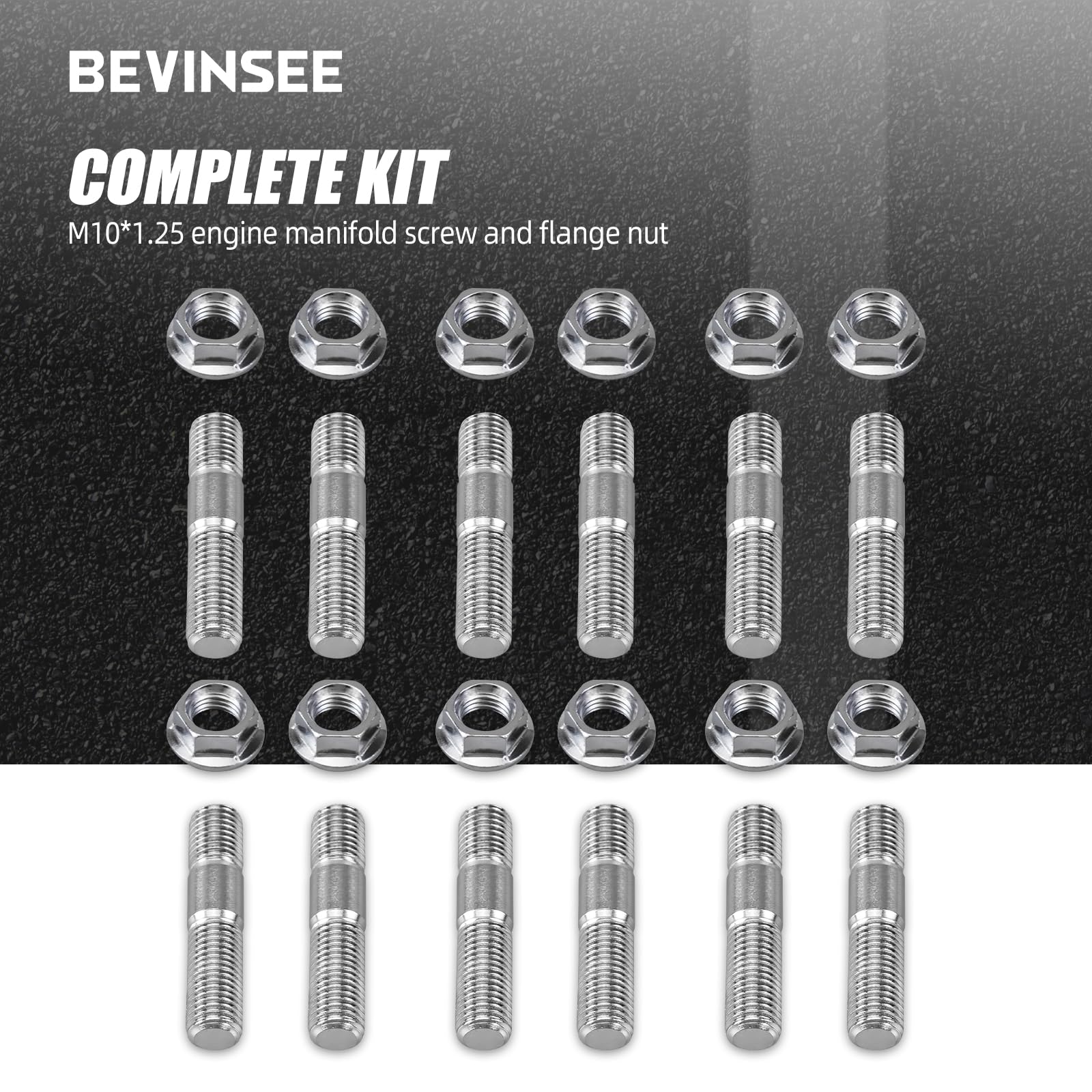 Bevinsee close-up of stud threads demonstrating precise fit and durability