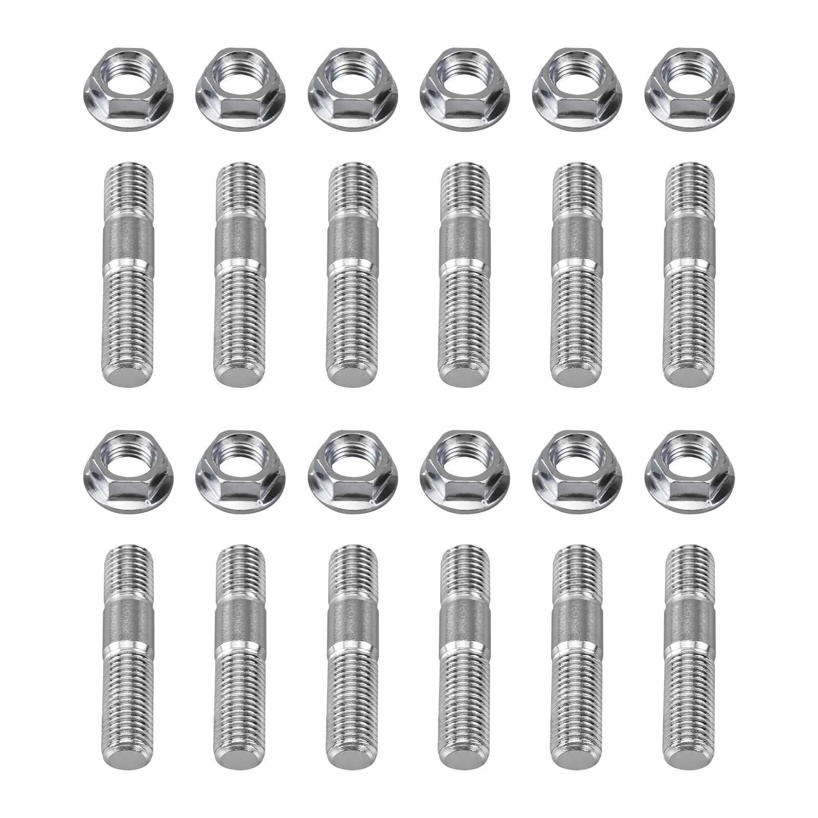 Bevinsee front packaging showing 12 studs and nuts for quick installation