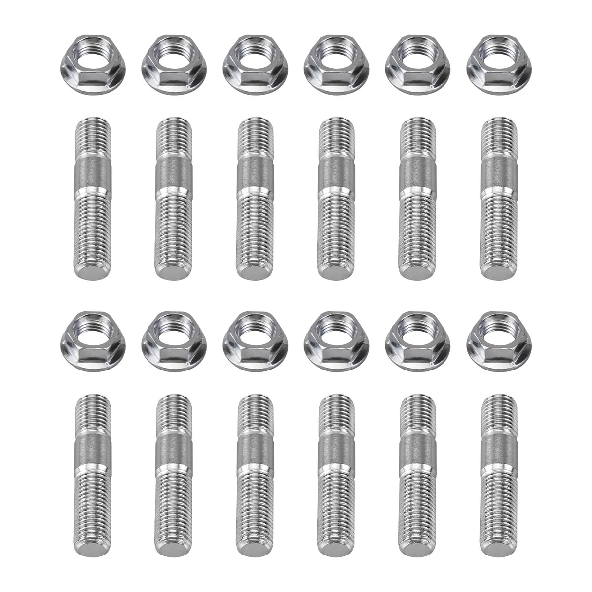 Bevinsee front packaging showing 12 studs and nuts for quick installation