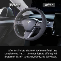 BEWEYOU close-up of Nappa leather texture for comfort and grip