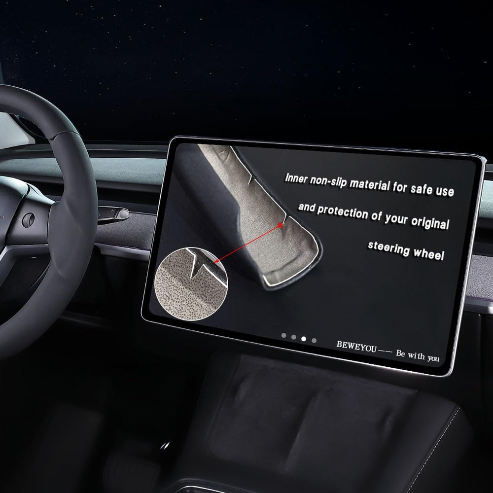 BEWEYOU installed on a Model Y highlighting perfect OEM contour match