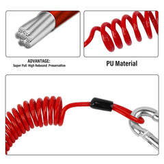 BFDKIT helical spring shape demonstrating anti-tangle retractability
