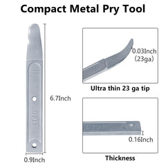 BFXM 4140 pry tool close-up of curved tip for precise panel access
