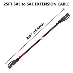 BFXM coiled 25ft cable showing full length and flexible reach benefit