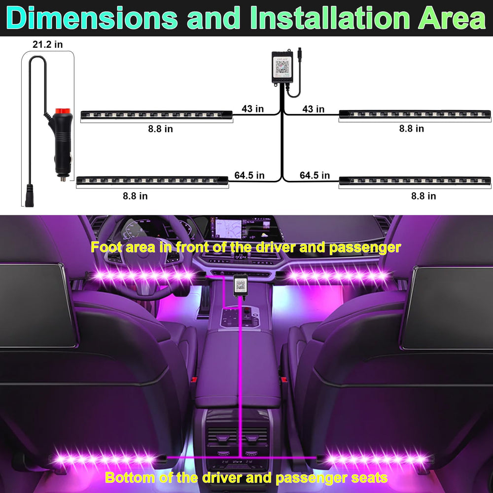 bfxm close-up of LED strip beads showing even brightness benefit